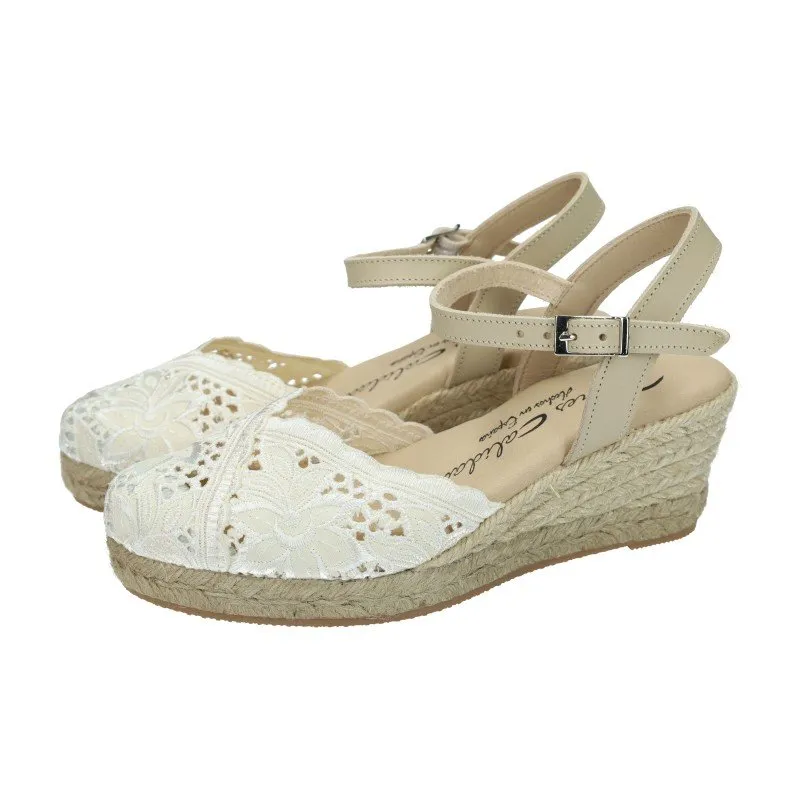 5004 ZAPATILLAS DE ENCAJE color BEIGE