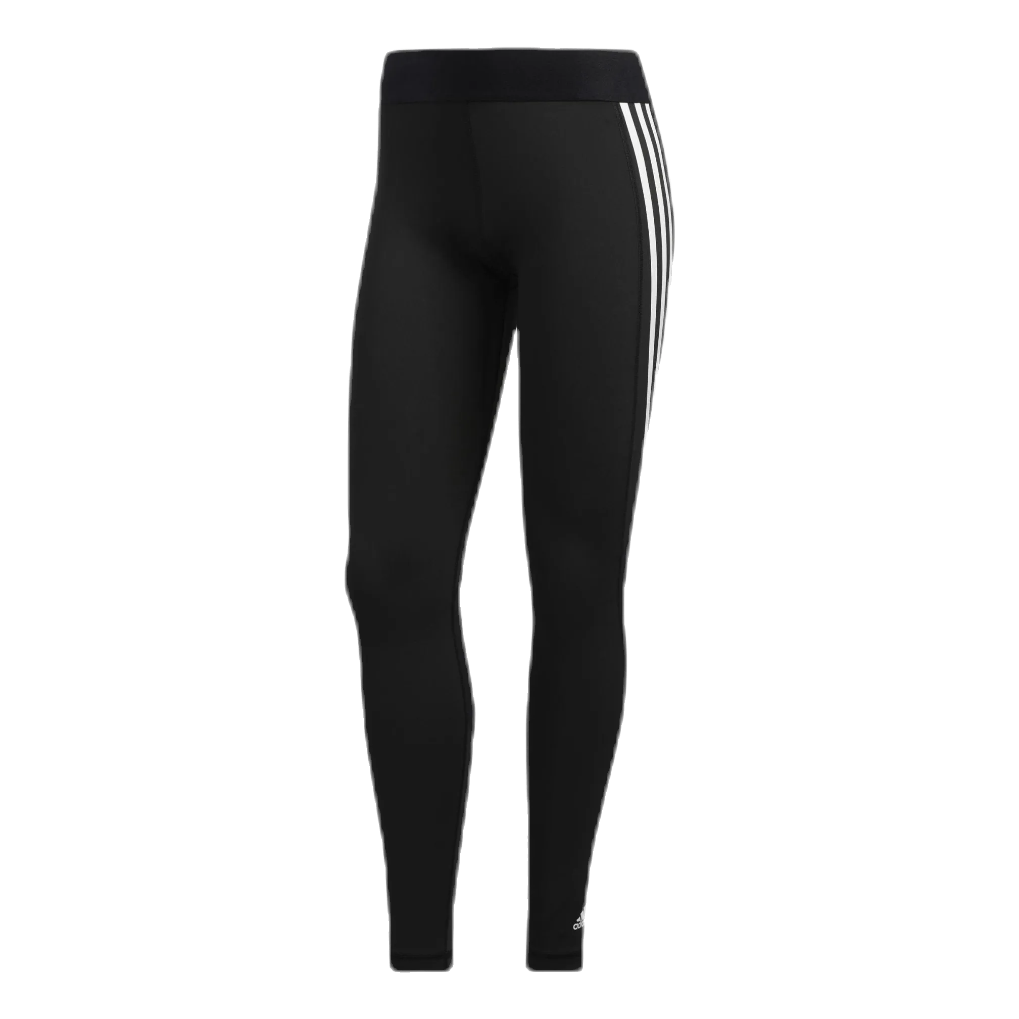 Adidas Alphaskin Sport 3 Stripe Long Tight Black / White