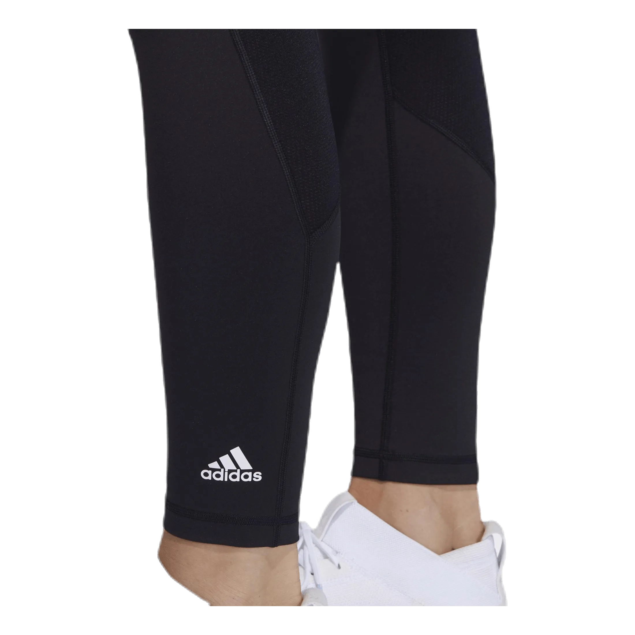 Adidas Alphaskin Sport 3 Stripe Long Tight Black / White