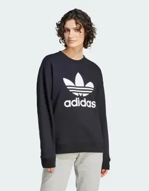 Adidas Sudadera cuello redondo Trefoil