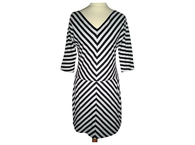 Agnès b. AGNES B VESTIDO OPTIC T 40 Negro 