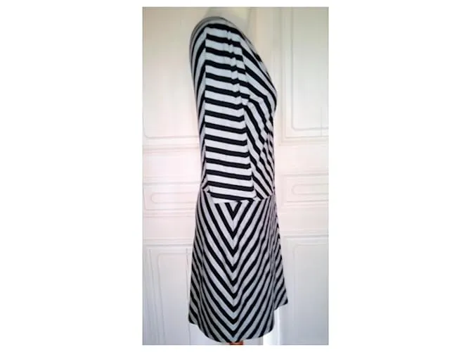 Agnès b. AGNES B VESTIDO OPTIC T 40 Negro 