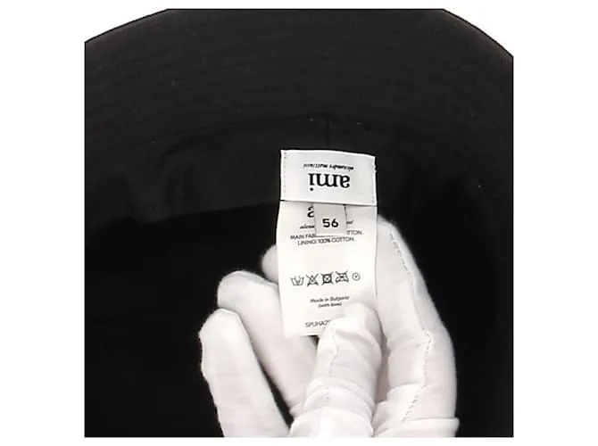 AMI Sombreros T.cm 56 Algodón Negro 
