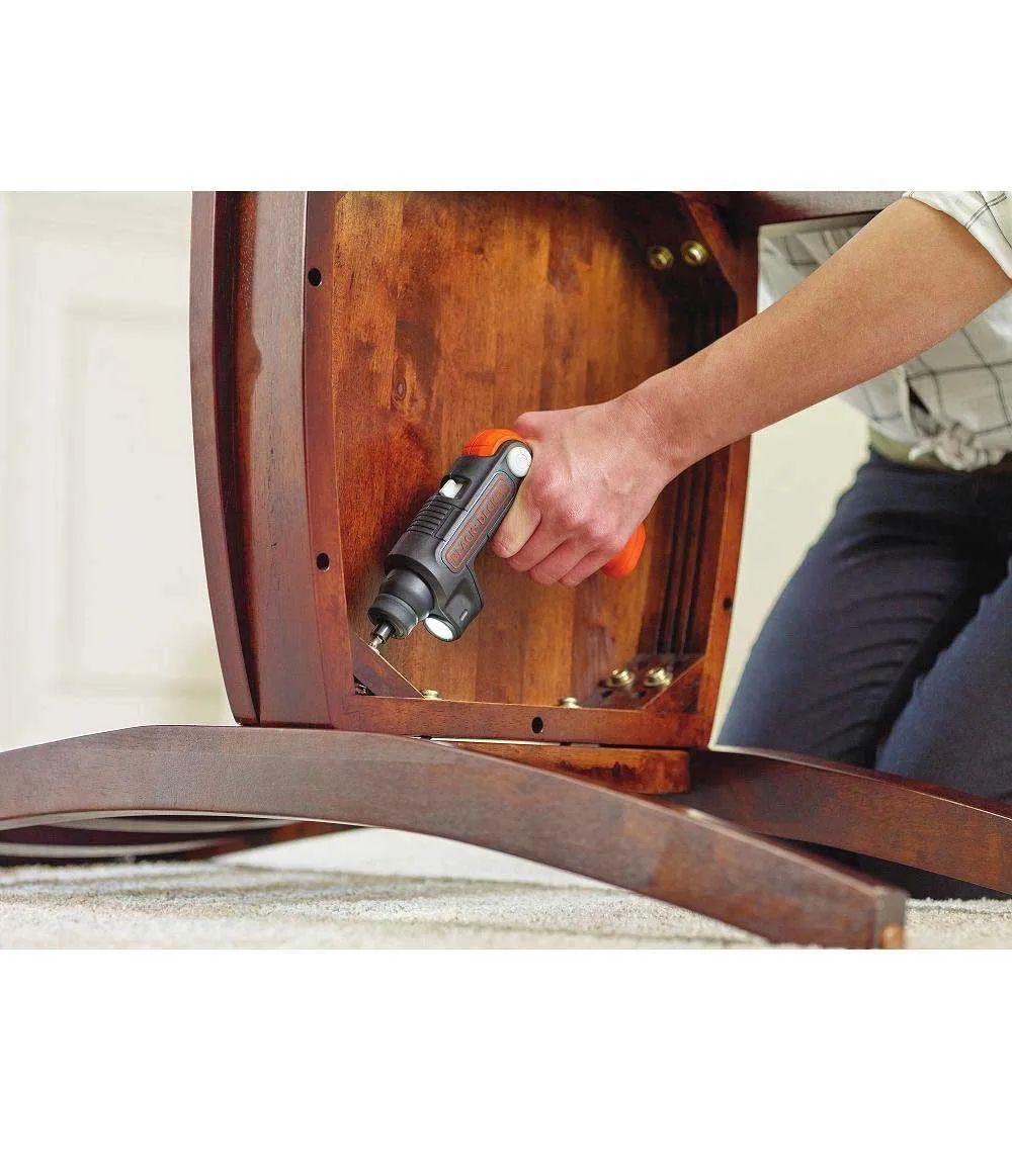 Atornillador con Linterna Black+Decker 3,6V BDCSFL20C