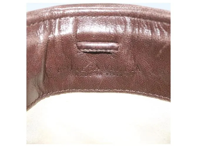 Autre Marque BOTTEGAVENETA INTRECCIATO Bandolera Cuero Marrón Auth 63793 Castaño 