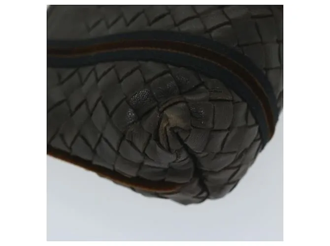 Autre Marque BOTTEGAVENETA INTRECCIATO Bandolera Cuero Marrón Auth 63793 Castaño 