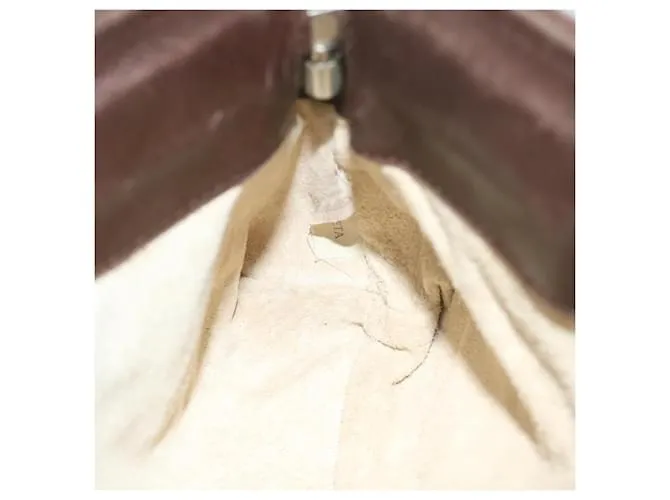 Autre Marque BOTTEGAVENETA INTRECCIATO Bandolera Cuero Marrón Auth 63793 Castaño 