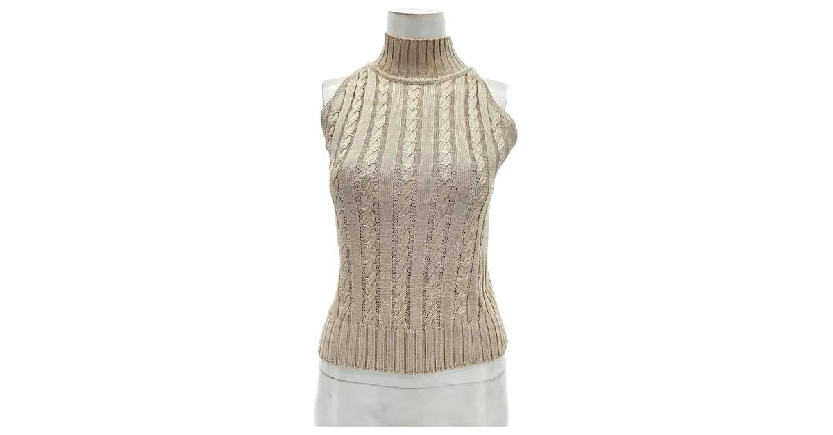 Autre Marque LILYSILK Prendas de punto T.Seda S Internacional Beige 