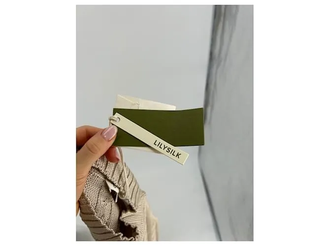 Autre Marque LILYSILK Prendas de punto T.Seda S Internacional Beige 