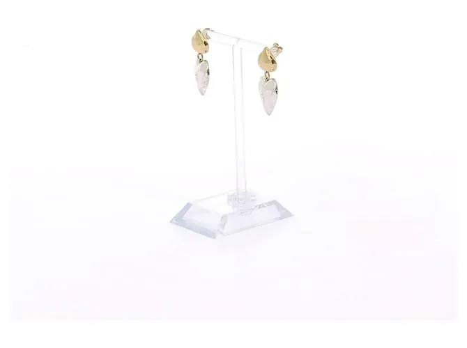 Autre Marque LOUISE DAMAS Pendientes T. Metal Dorado 