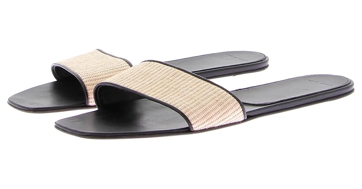 Autre Marque LOULOU STUDIO Sandalias T.EU 38 Cuero Negro 