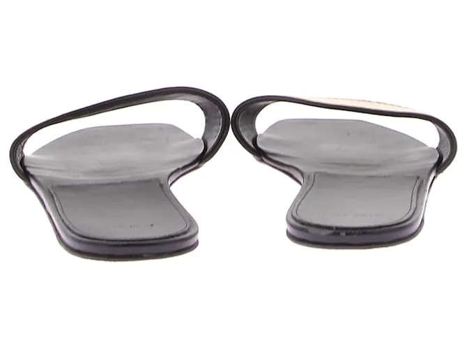 Autre Marque LOULOU STUDIO Sandalias T.EU 38 Cuero Negro 