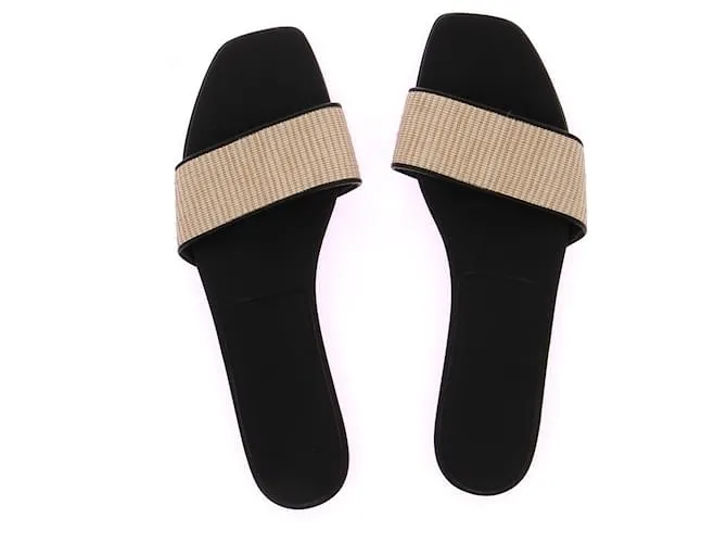 Autre Marque LOULOU STUDIO Sandalias T.EU 38 Cuero Negro 