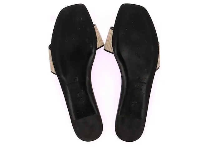 Autre Marque LOULOU STUDIO Sandalias T.EU 38 Cuero Negro 