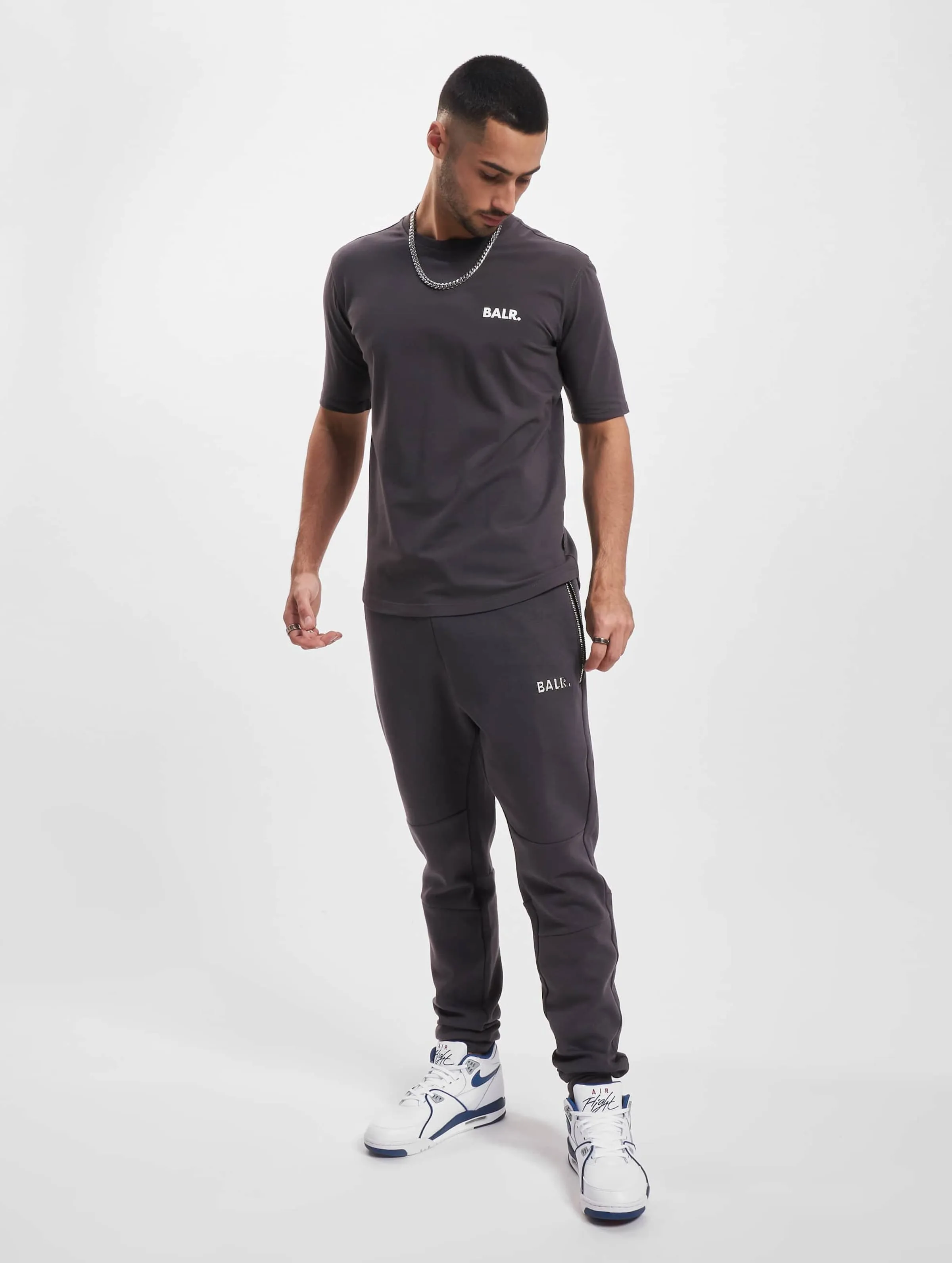 BALR Athletic Small Branded Chest Asphalt