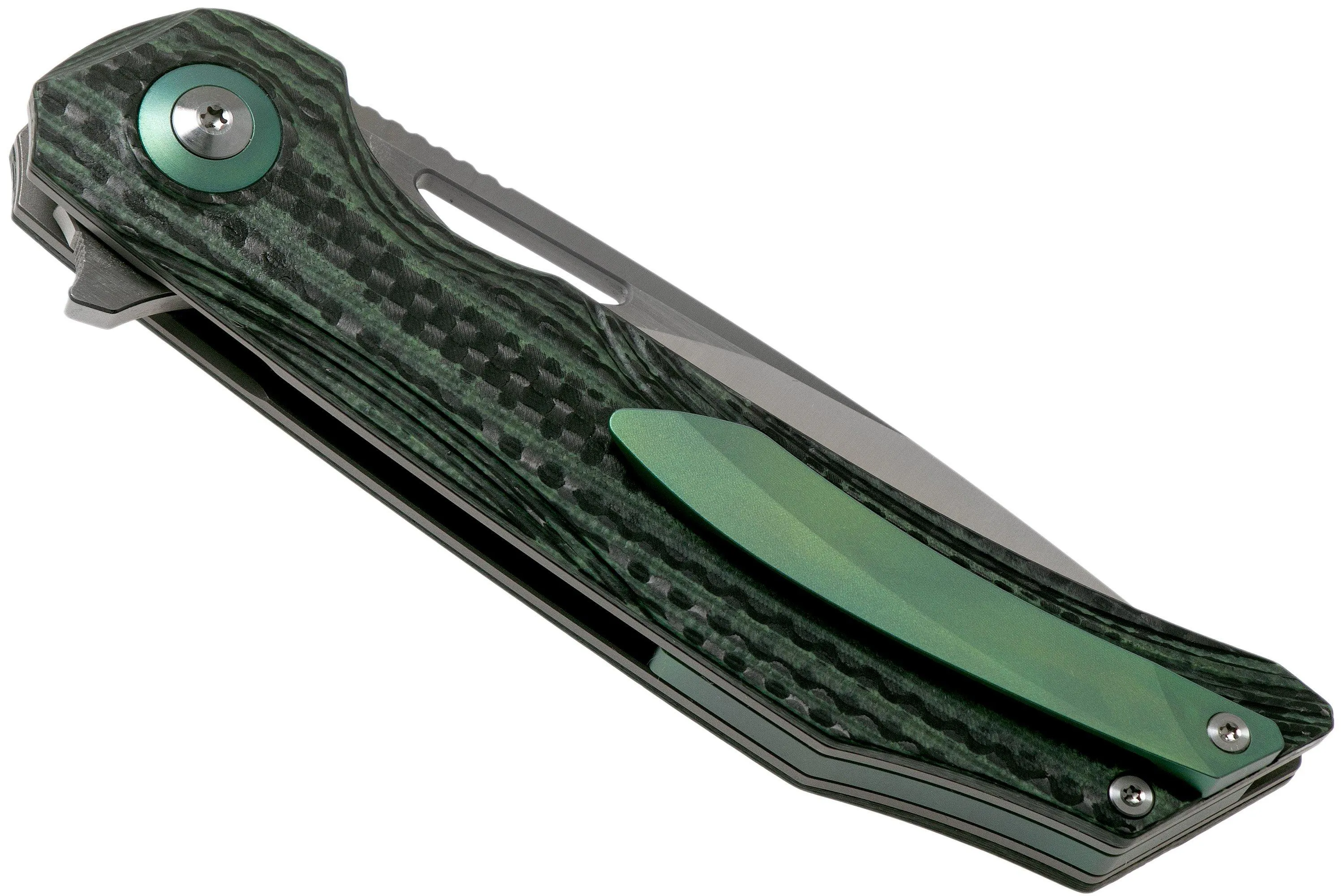 Bestech Falko BL01C Satinado/Verde navaja