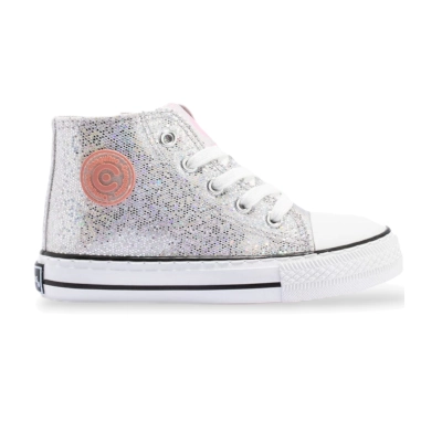 Bota osito conguitos glitter plata