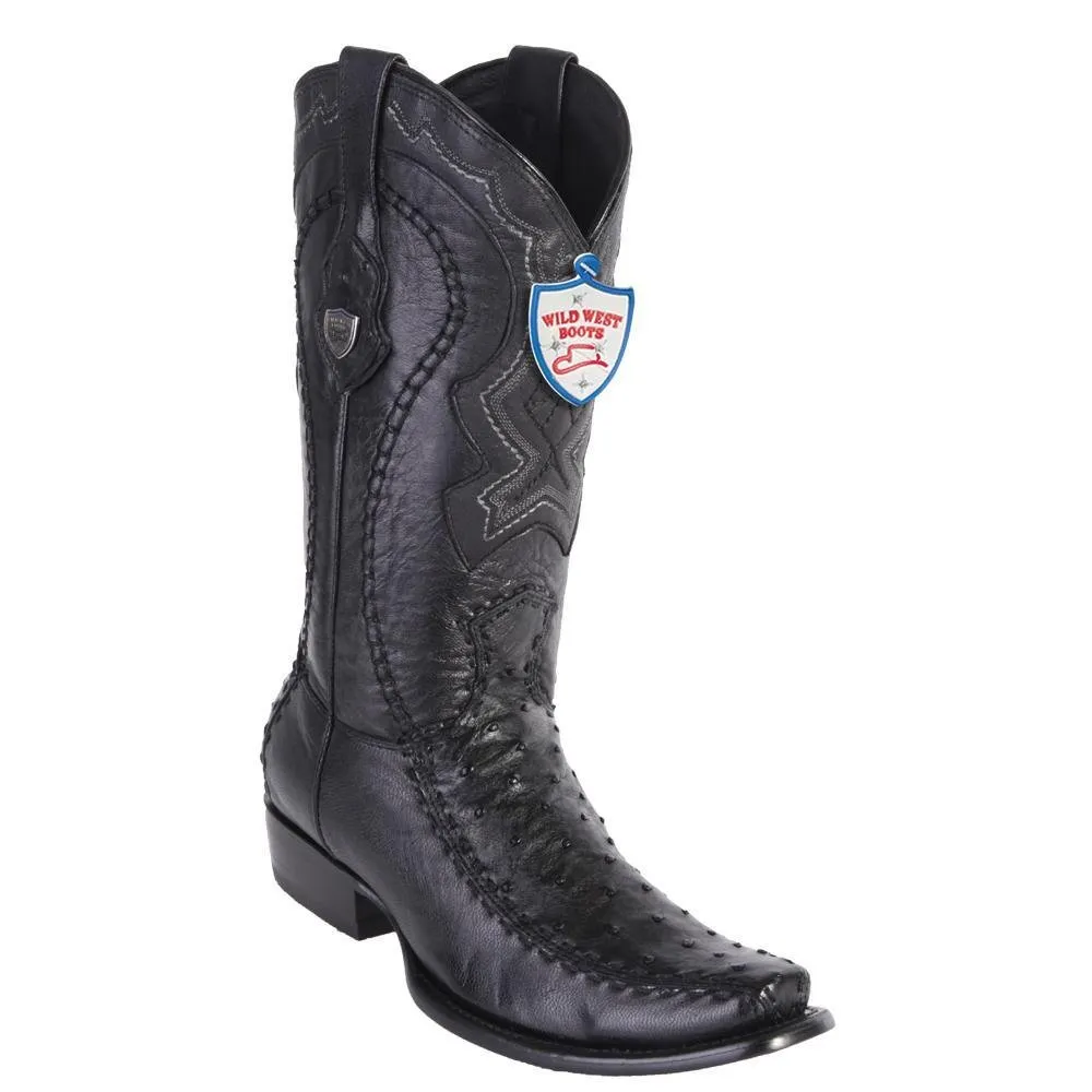 BOTAS DE AVESTRUZ ORIGINAL CON VENADO HORMA DUBAI WW279F0305