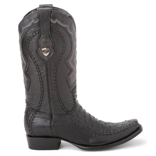 BOTAS DE AVESTRUZ ORIGINAL CON VENADO HORMA DUBAI WW279F0305