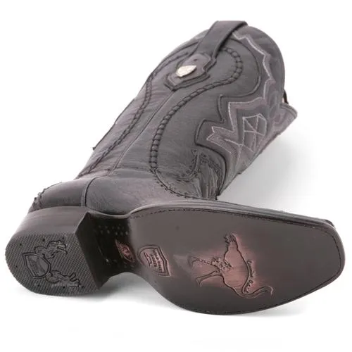 BOTAS DE AVESTRUZ ORIGINAL CON VENADO HORMA DUBAI WW279F0305