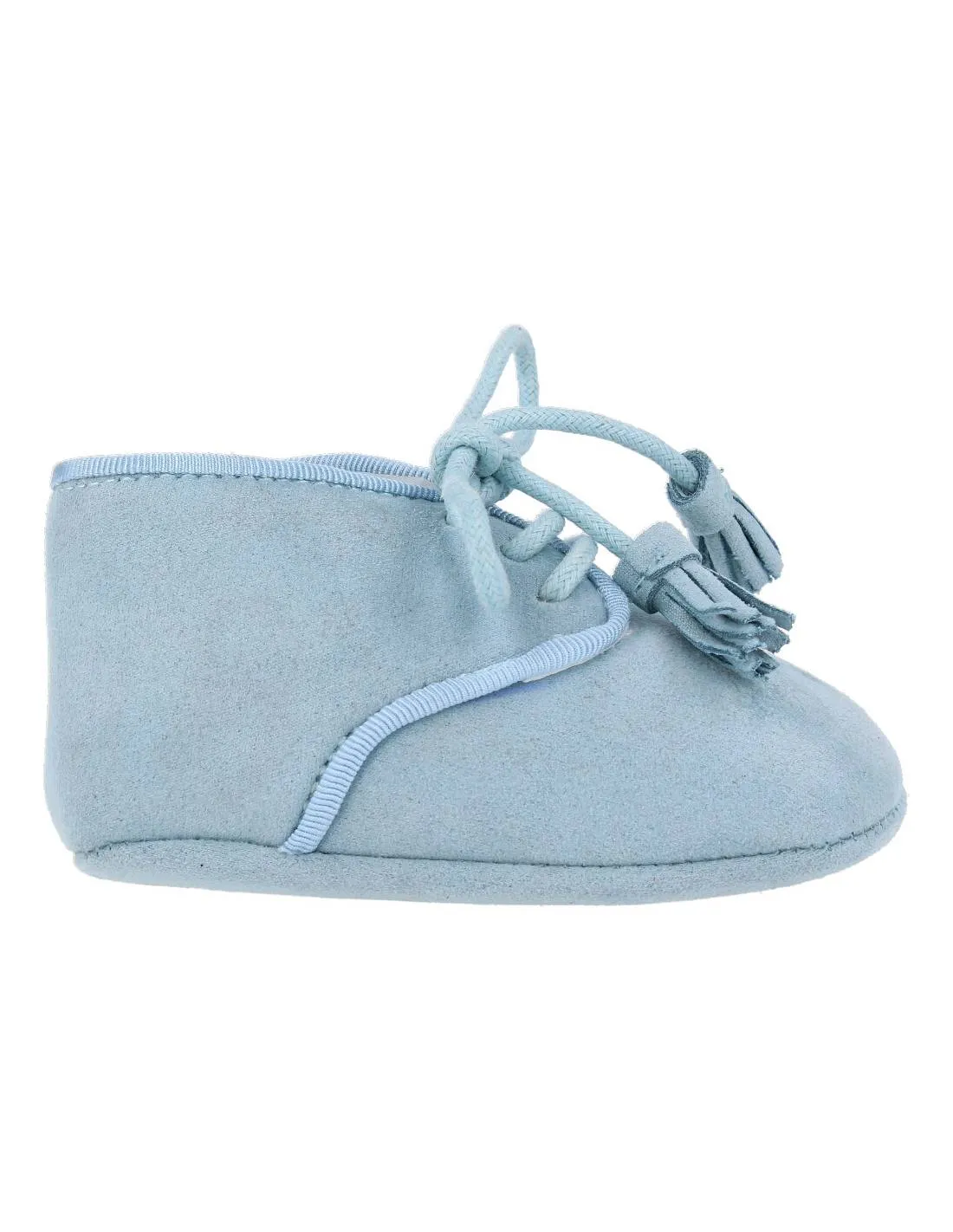 BUBBLE KIDS  BOTITA SIN SUELA BORLONES CELESTE