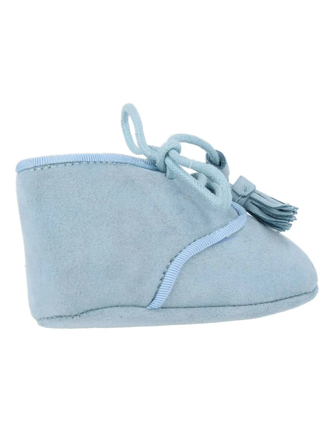 BUBBLE KIDS  BOTITA SIN SUELA BORLONES CELESTE