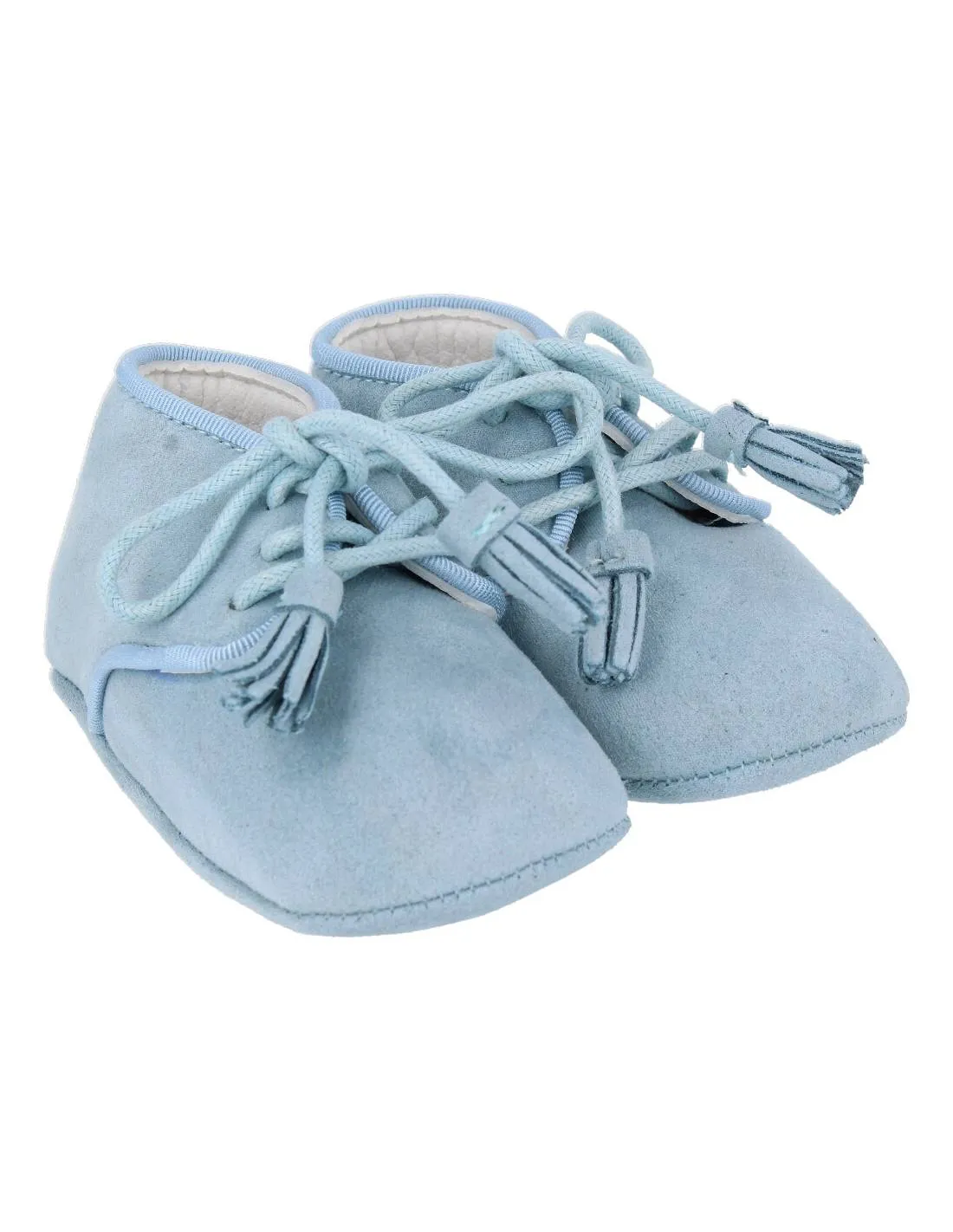 BUBBLE KIDS  BOTITA SIN SUELA BORLONES CELESTE