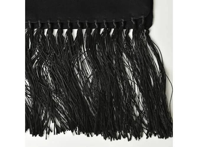 Bufanda reversible Versace Negro Dorado 