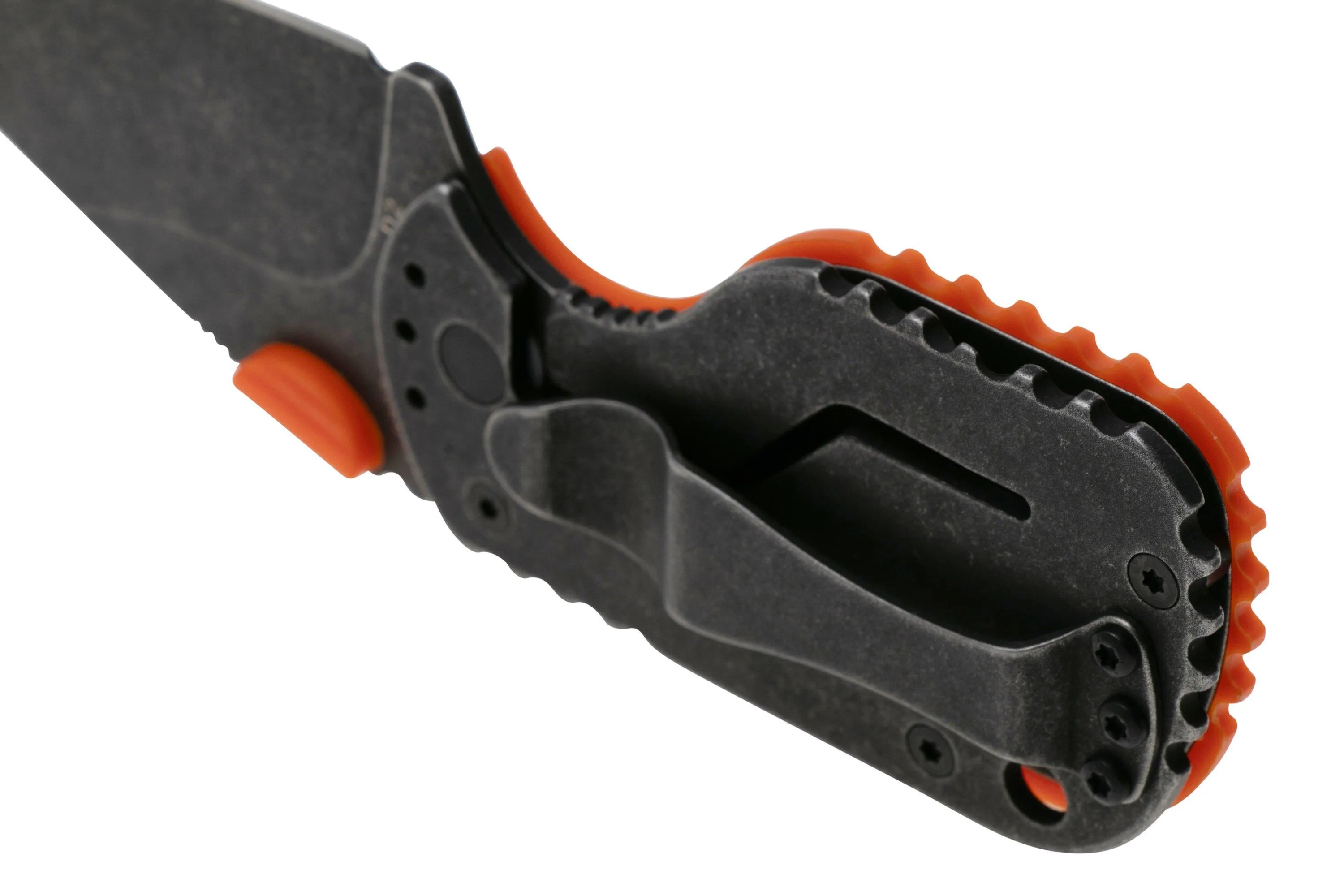 Böker Plus Subcom 2.0 01BO528 Blackwashed D2, Orange G10 navaja, Chad Los Banos design