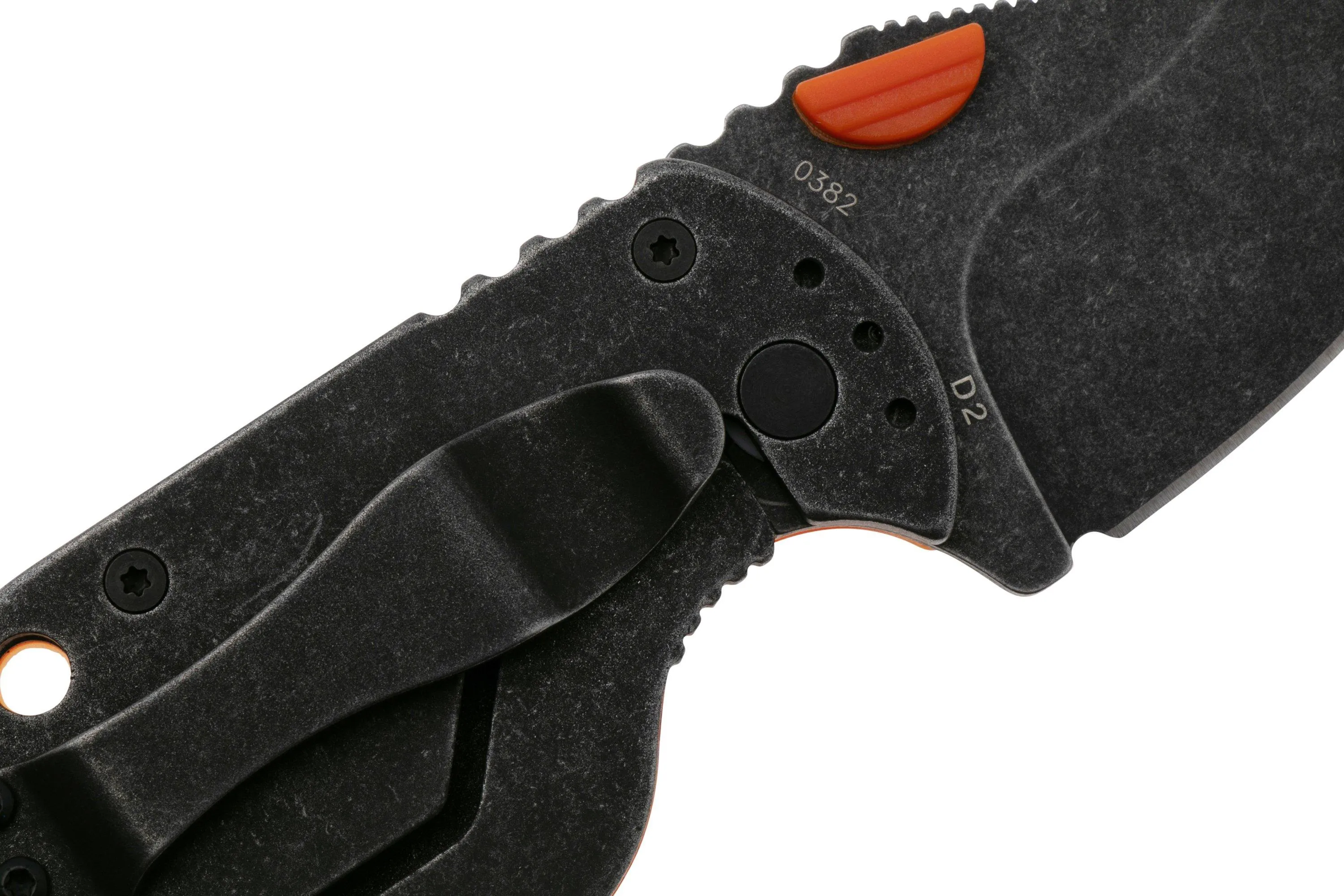 Böker Plus Subcom 2.0 01BO528 Blackwashed D2, Orange G10 navaja, Chad Los Banos design