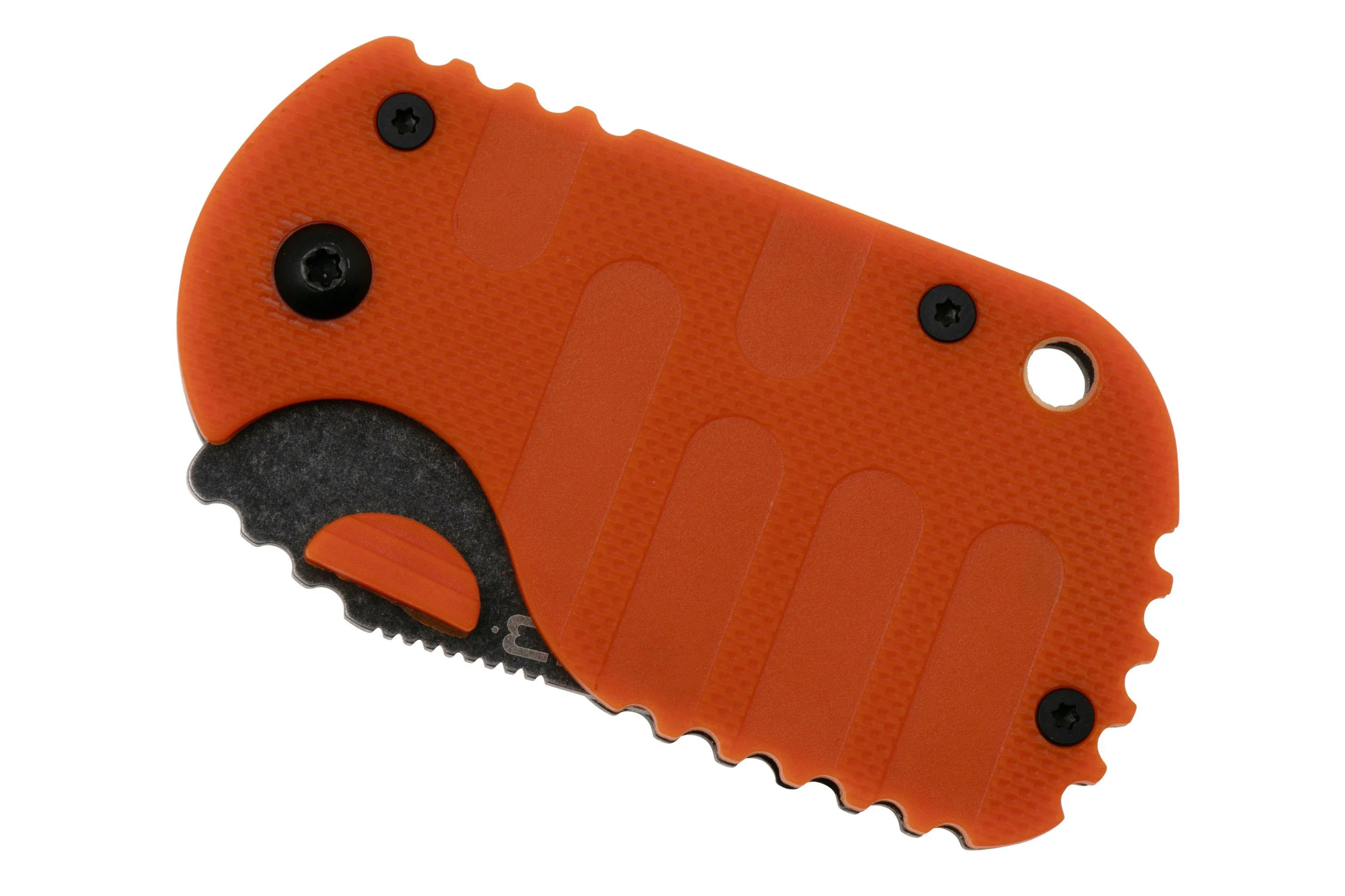 Böker Plus Subcom 2.0 01BO528 Blackwashed D2, Orange G10 navaja, Chad Los Banos design