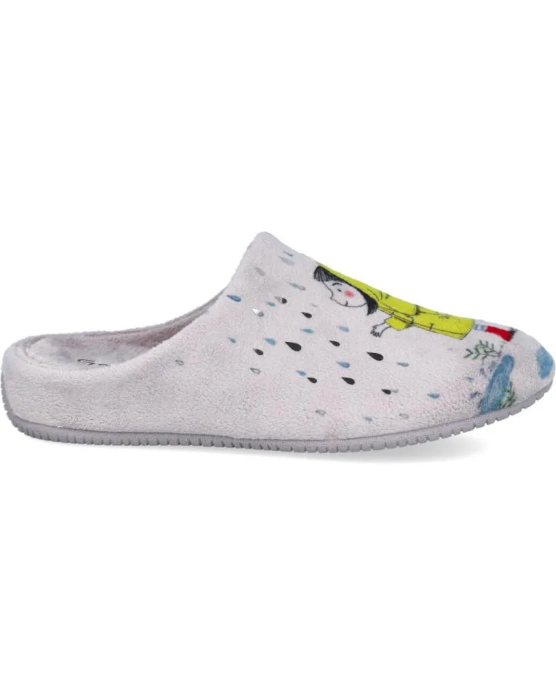 CALZADO DE CASA DE MUJER GARZON 15342247 ZAPATILLAS DE CASA MUJ GRIS