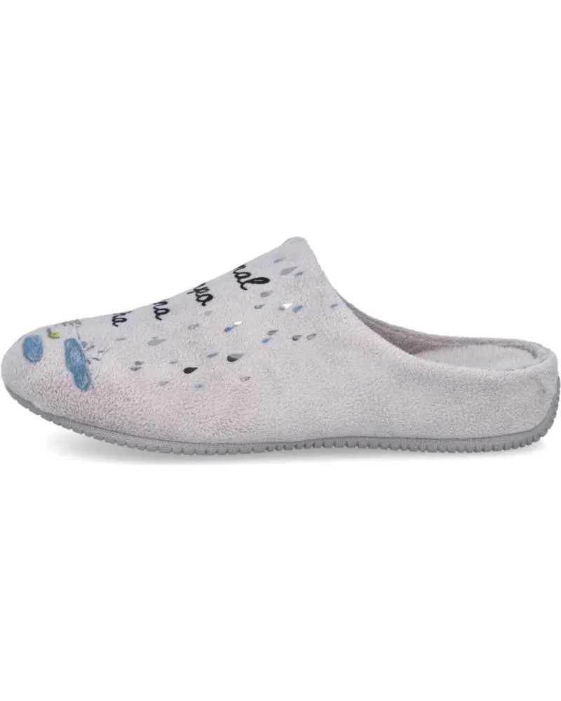 CALZADO DE CASA DE MUJER GARZON 15342247 ZAPATILLAS DE CASA MUJ GRIS