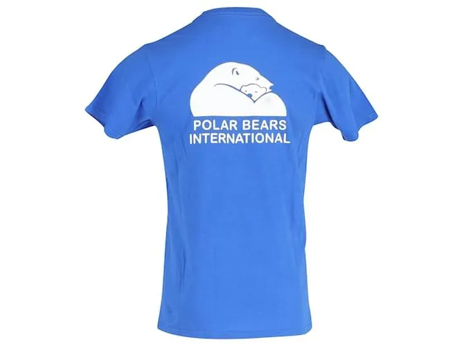 Camiseta Canada Goose Polar Bear de algodón azul 