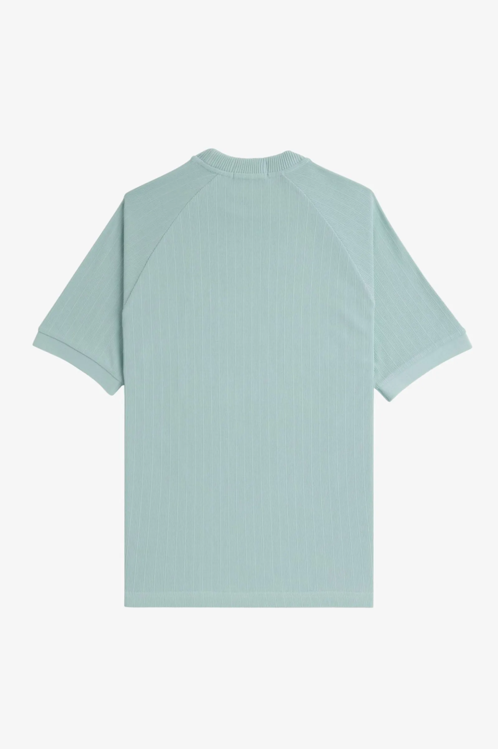 Camiseta de canalé con manga raglán