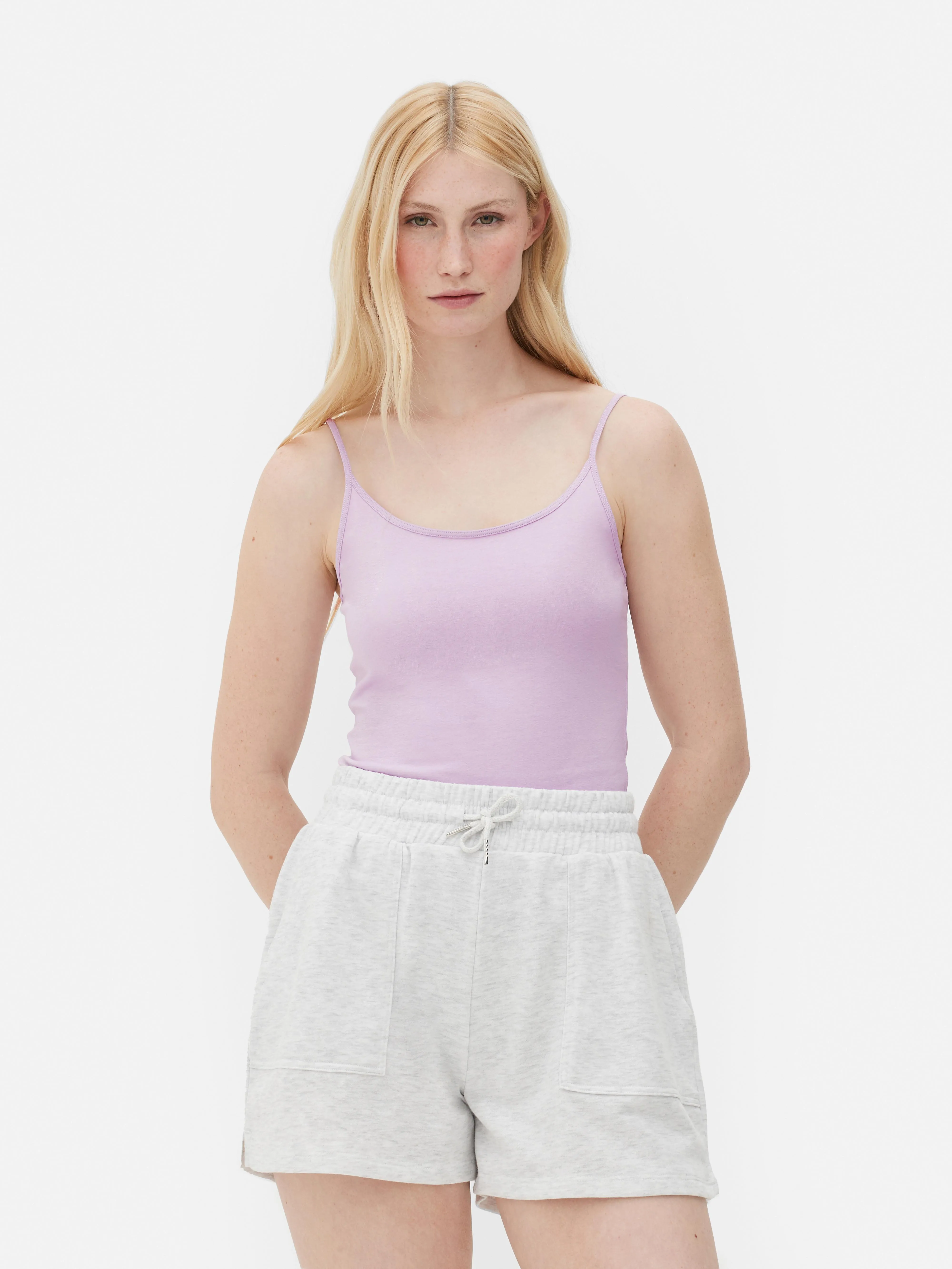 Camiseta de tirantes elástica