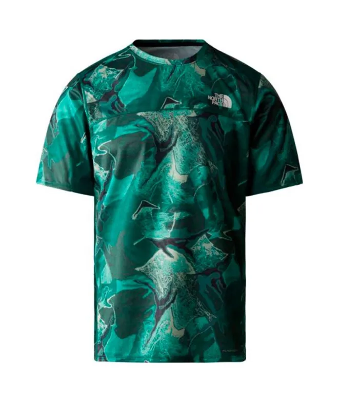 Camiseta de Trail The North Face Sunriser Green Hombre
