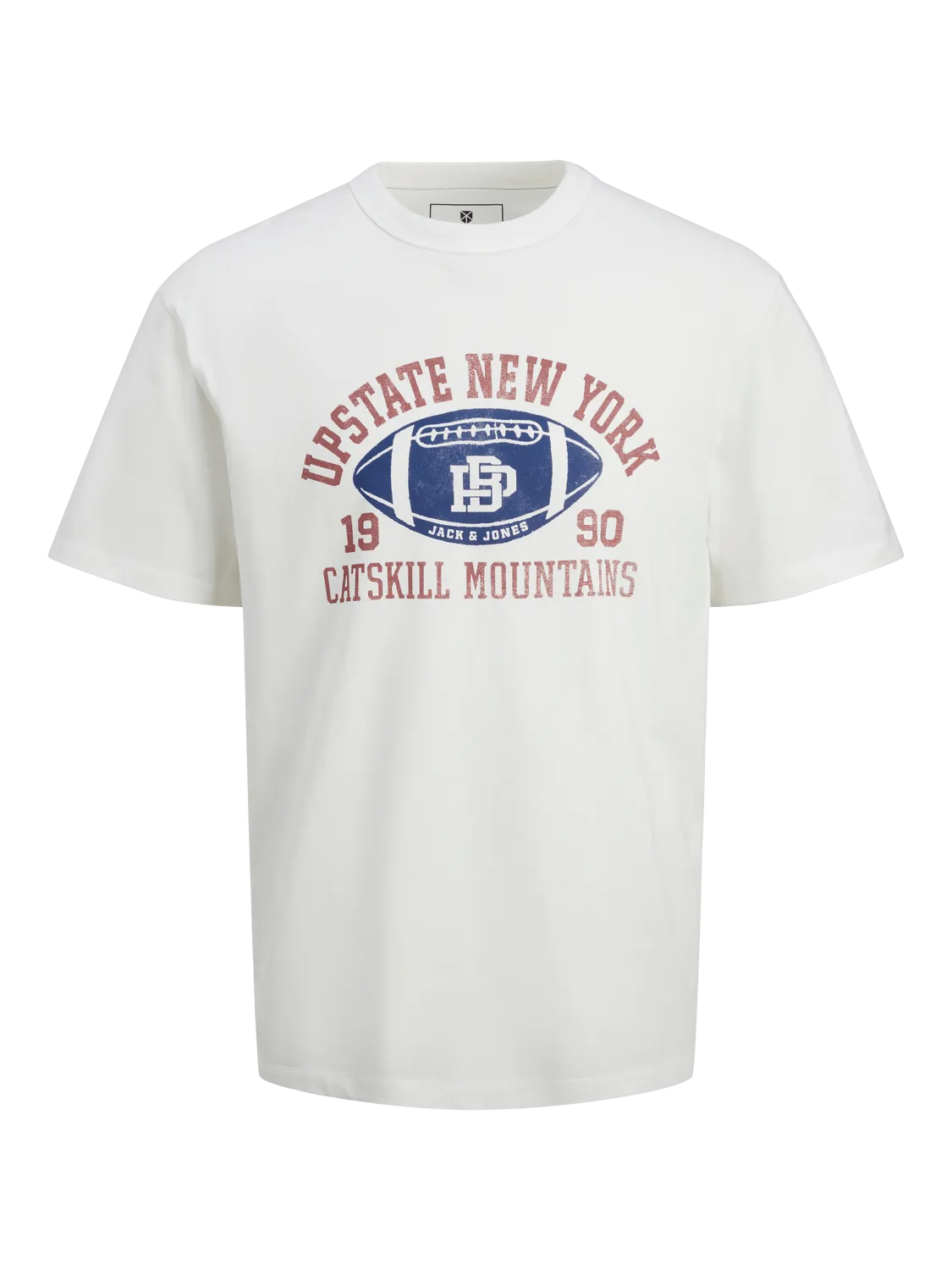 CAMISETA ESTAMPADA BLANCA  JPRBLUBILLY