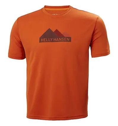 Camiseta Helly Hansen Camiseta HH Tech Graphic (Patrol Orange) hombre