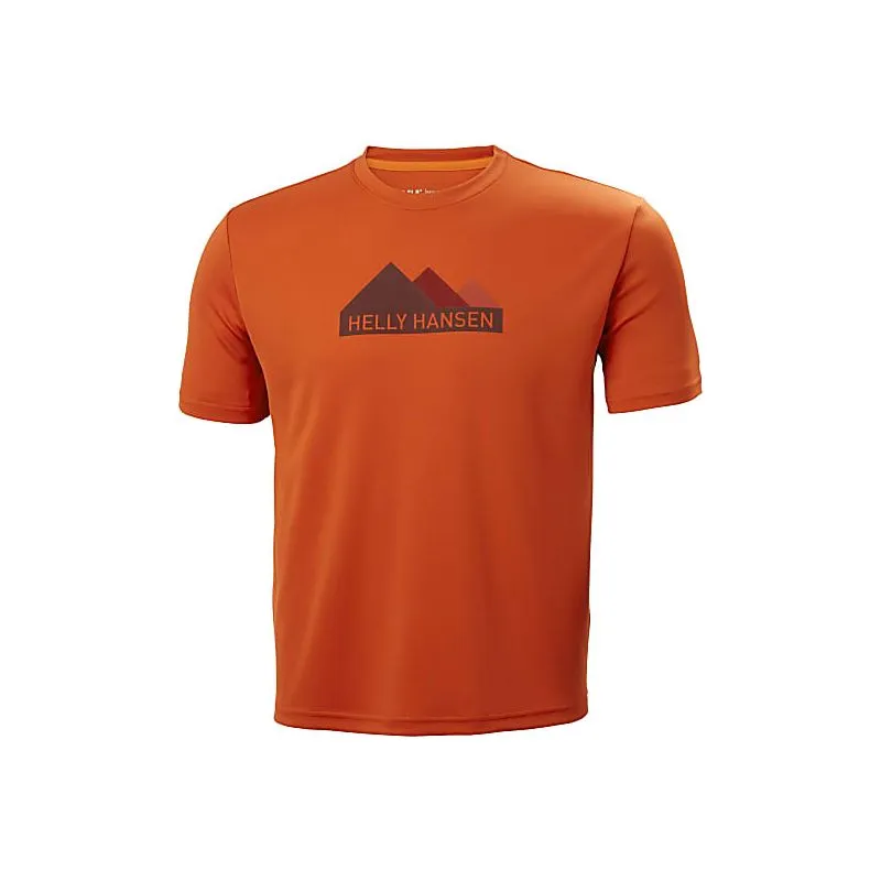 Camiseta Helly Hansen Camiseta HH Tech Graphic (Patrol Orange) hombre