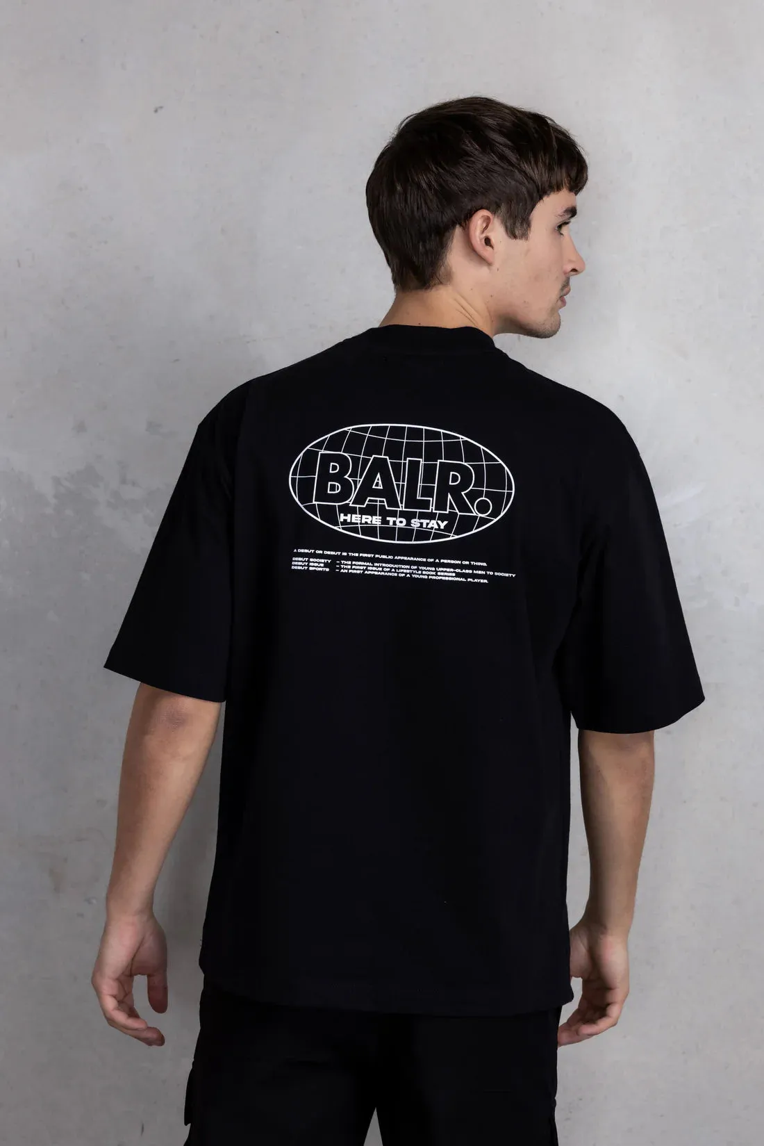 CAMISETA JOEY BOX H2S GLOBE NEGRA