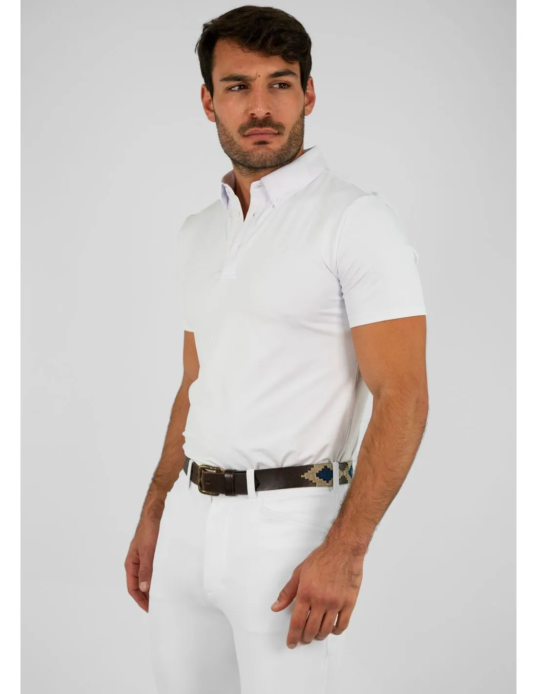Camiseta Manga Corta Active de Competición White Maximilian
