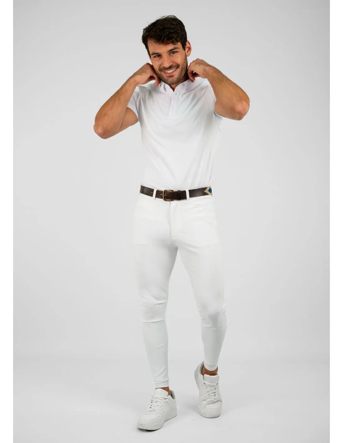 Camiseta Manga Corta Active de Competición White Maximilian