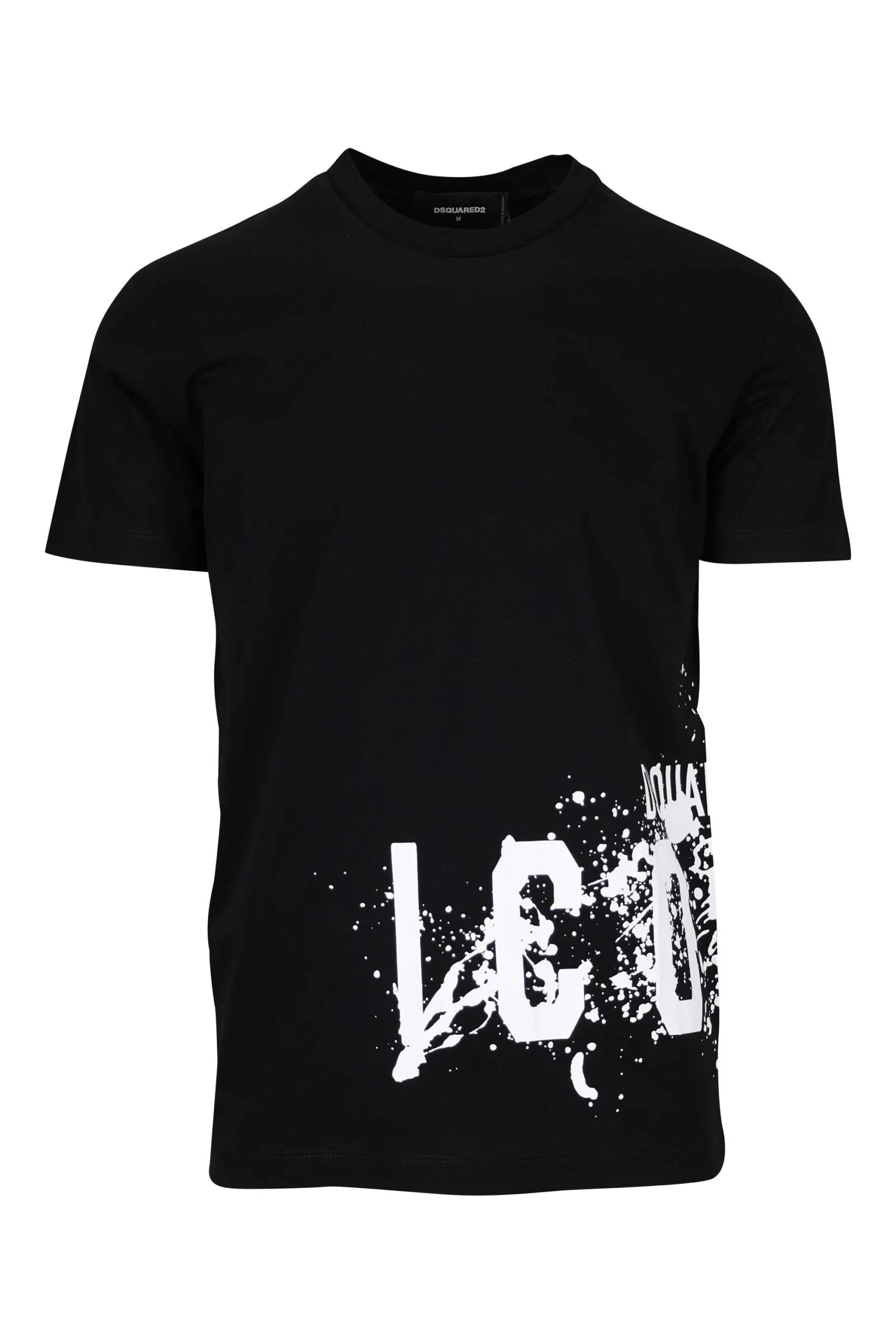 Camiseta negra con maxilogo 