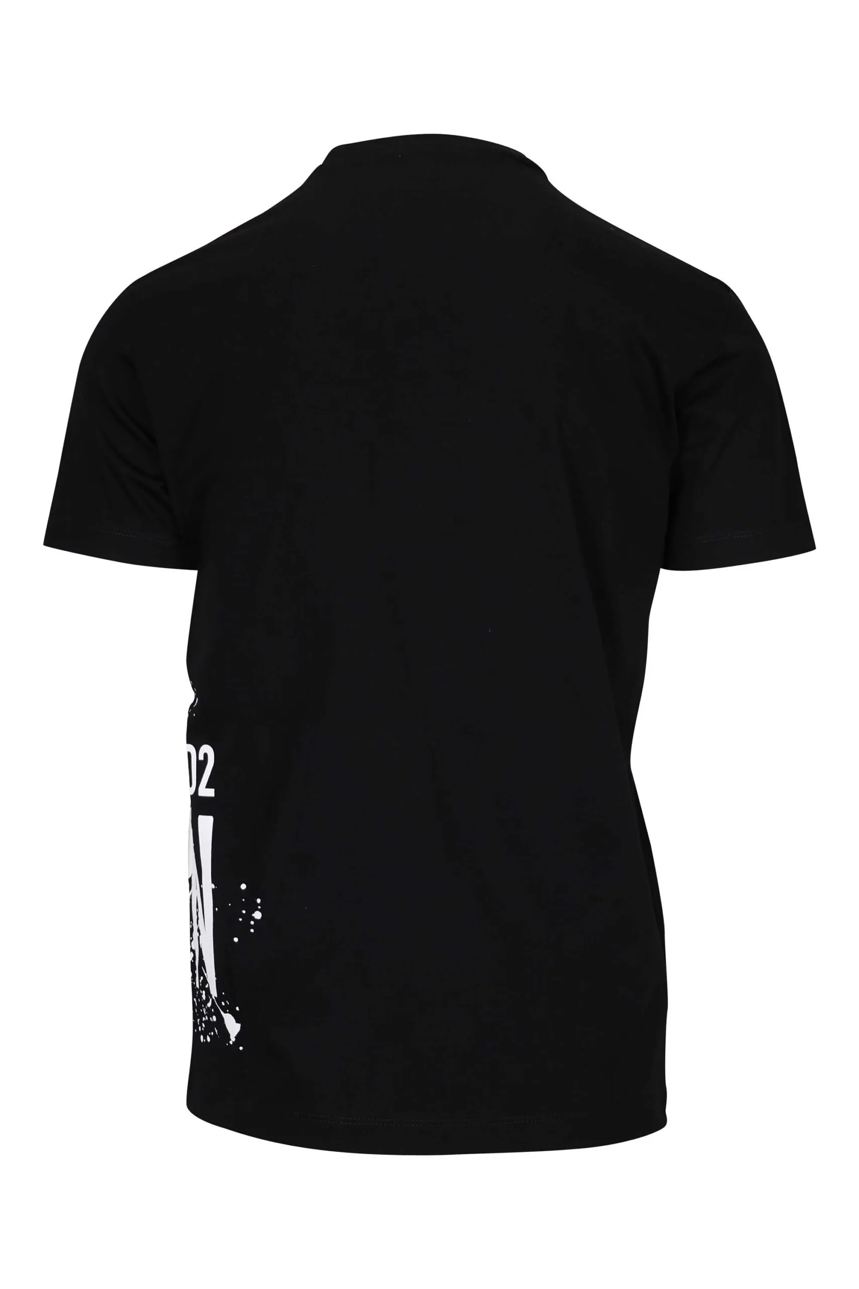 Camiseta negra con maxilogo 