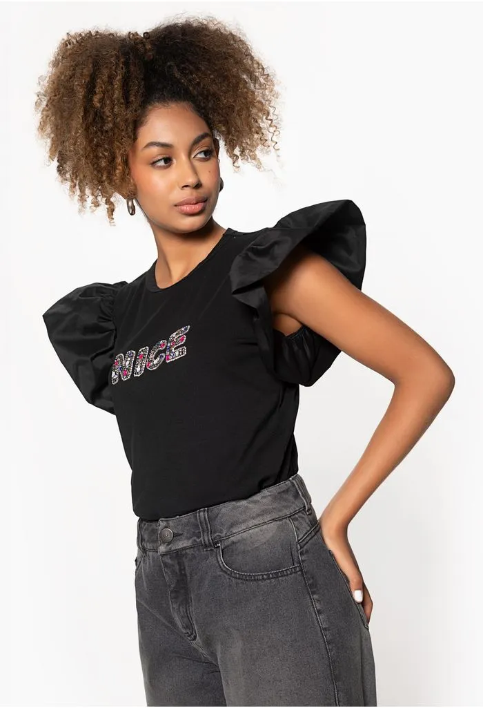 Camiseta para mujer manga corta con bole