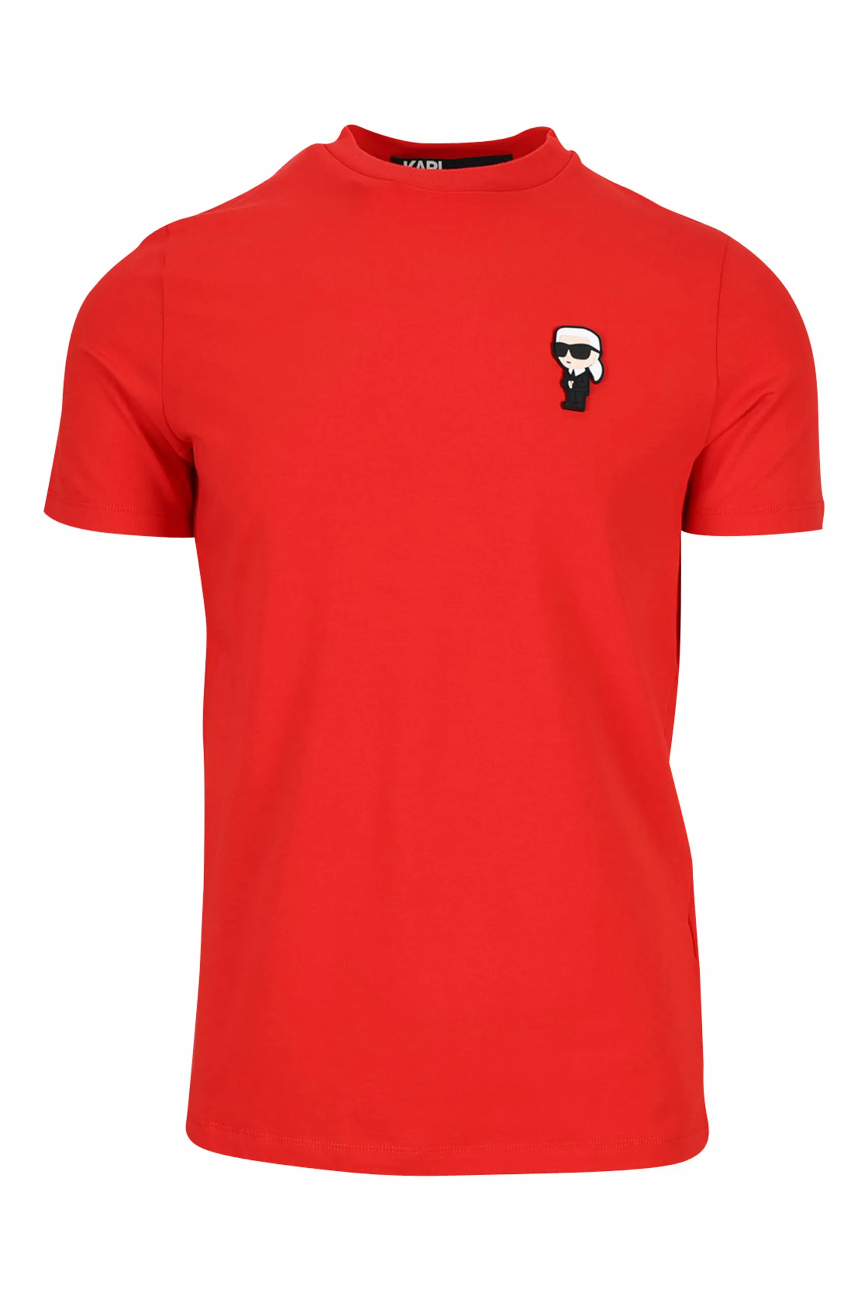 Camiseta roja con minilogo