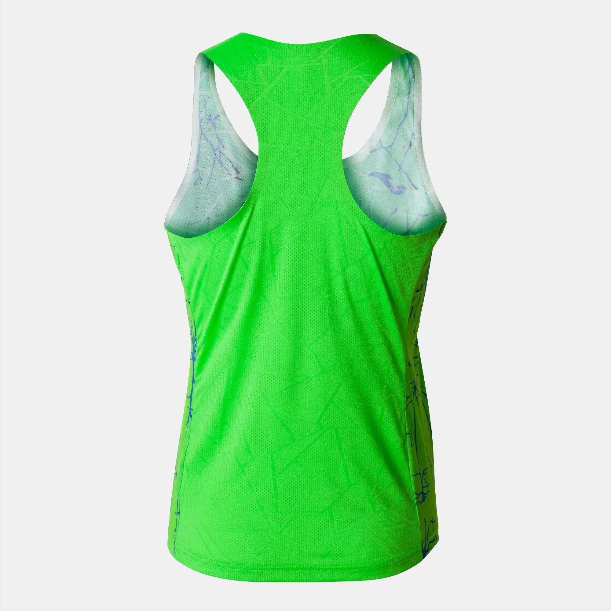 Camiseta tirantes mujer Elite IX verde flúor