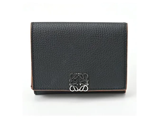 Cartera Trifold Anagram Loewe Negro 