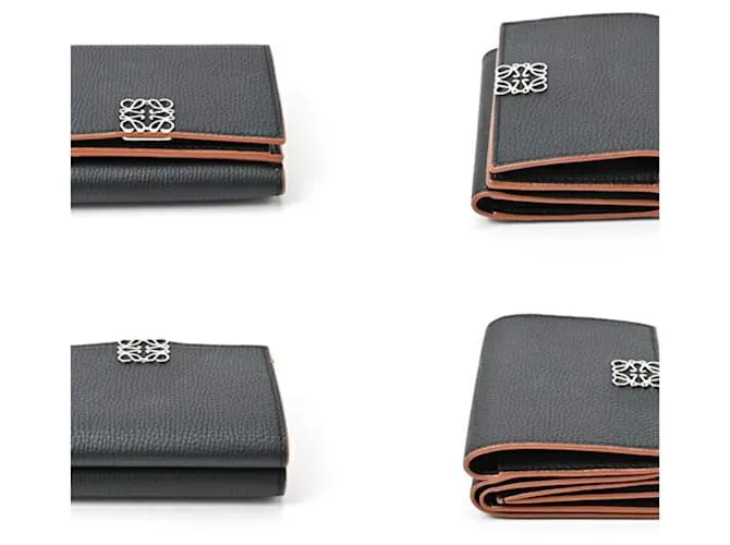 Cartera Trifold Anagram Loewe Negro 